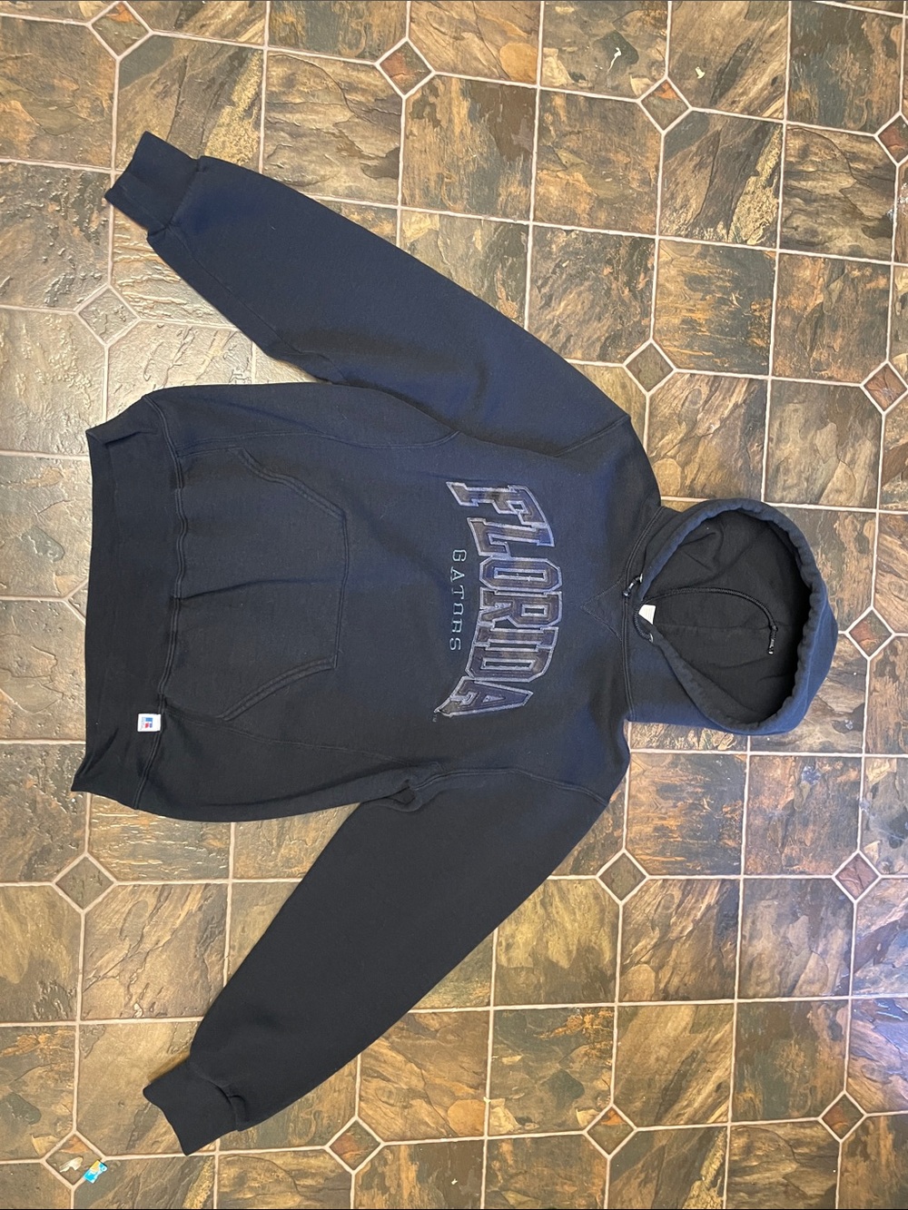 Russell Athletic Navy Florida Gators Zip-Up Hoodie